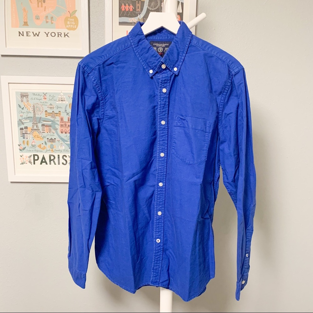 American Eagle Oxford Button-Down Shirt XL